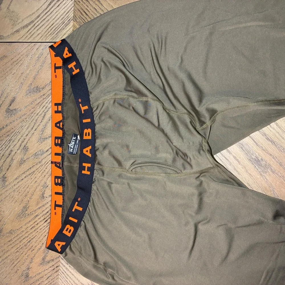 Habit Mens Scent Factor Base Layer Leggings Realtree Edge Camo Olive 2XL BL10022